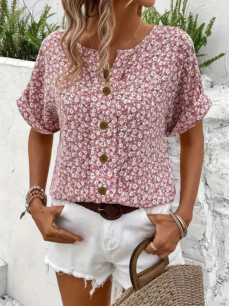 LILLIE BUTTONS SPRING TOP