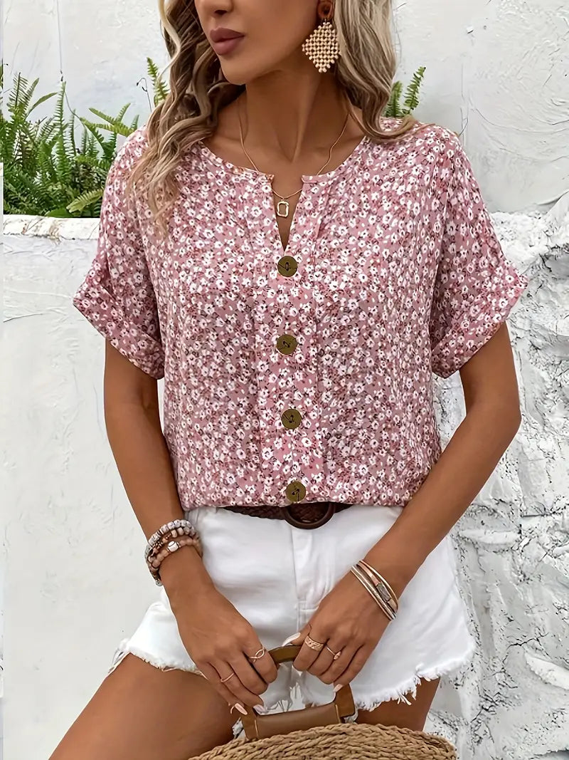 LILLIE BUTTONS SPRING TOP