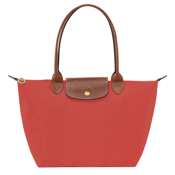Longchamp - Medium Le Pliage Tote, Tomato