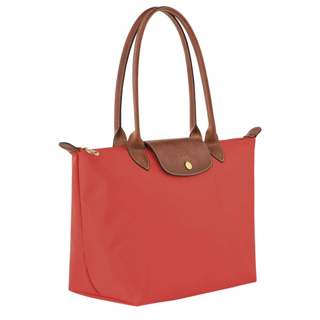 Longchamp - Medium Le Pliage Tote, Tomato