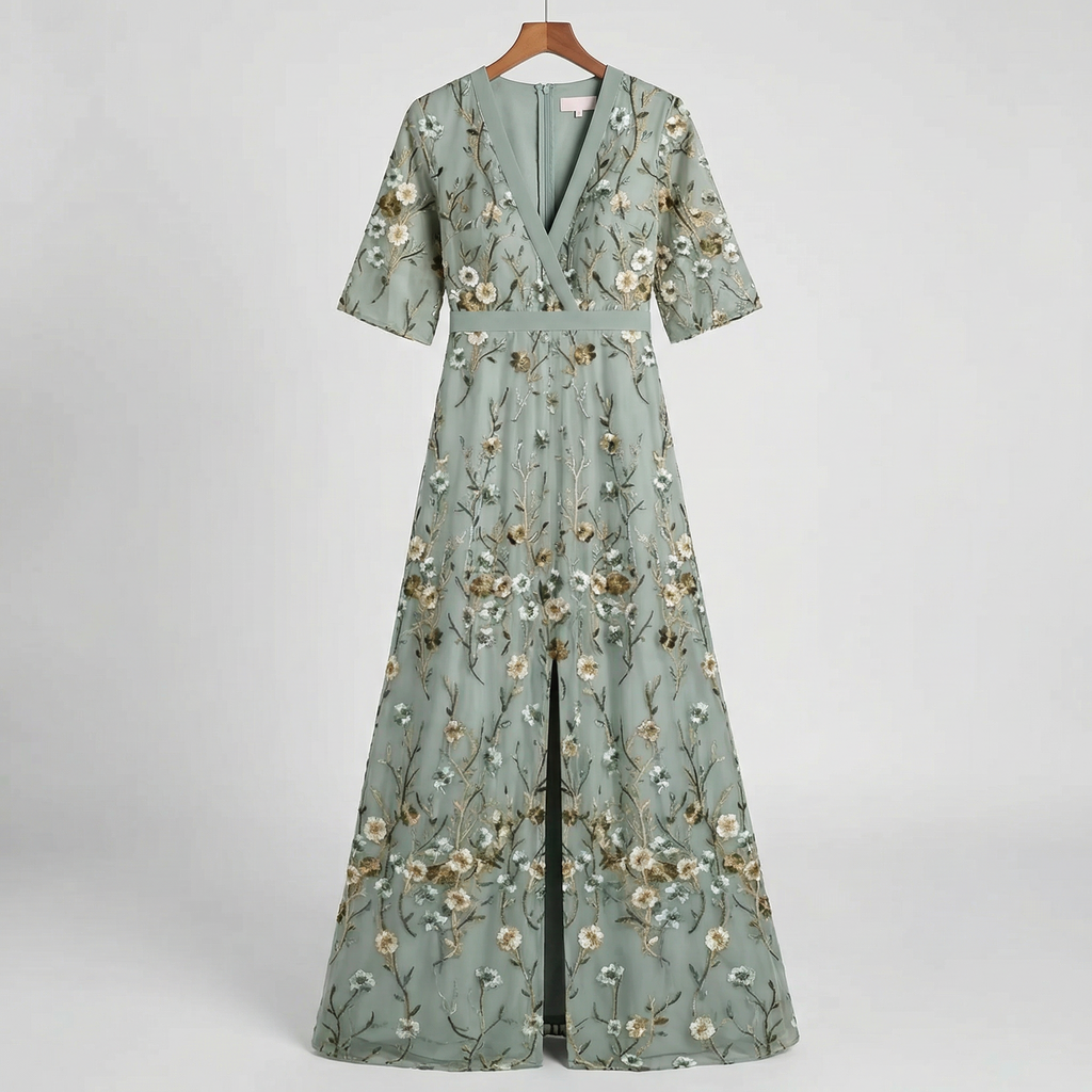 MARISA ELEGANT FLORAL DRESS