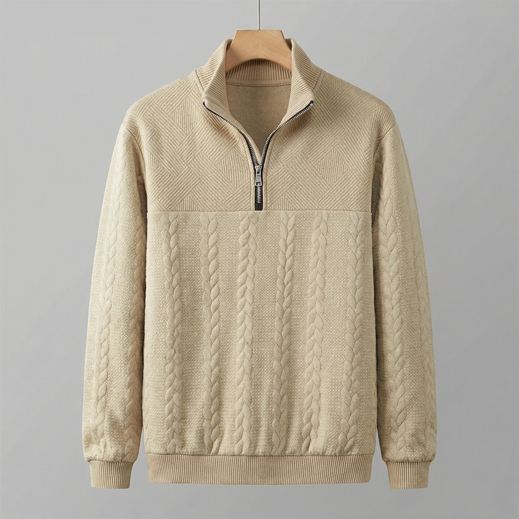 CAMDEN | PREMIUM QUARTER ZIP SWEATSHIRT